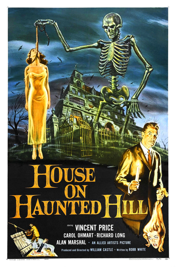 Retro Throwback Thursday  Oct 30-House on Haunted Hill(1959)+The Little Shop of Horrors(1960) Advance Tickets.  Please Read Description!!
