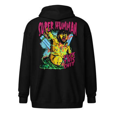 Super Humman Unisex heavy blend zip hoodie