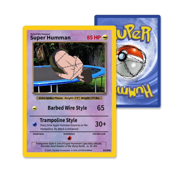 Barbed Wire Humman Trading Card