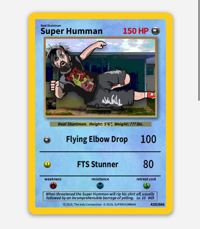 Magnet of the Flying Elbow Trading Card