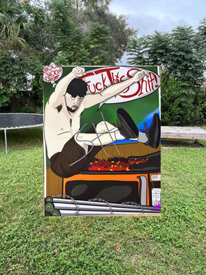 Trampoline Style Signed 8x10 w/free Psycho Dad bonus 8x10
        
          Super Humman