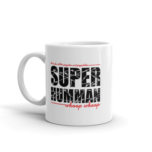 SUPER HUMMAN TV Coffee Mug